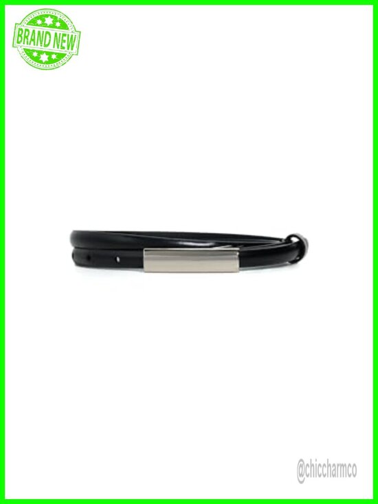 Women\'s Calfskin Leather Belt 0.5in Width